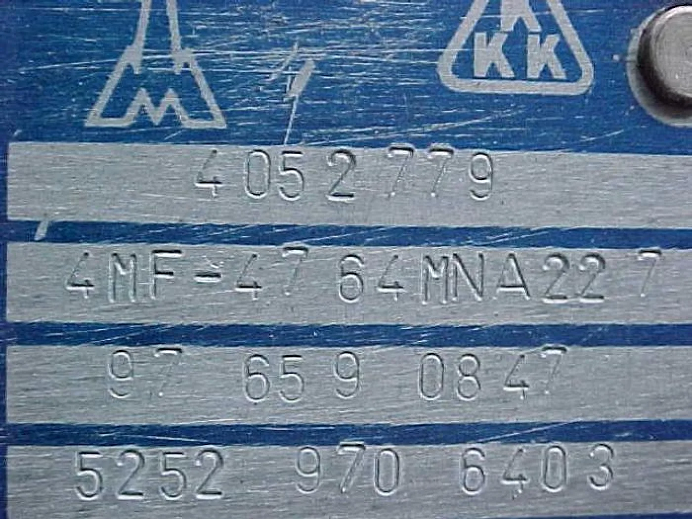 KKK 4MF-4764MNA227 - 4