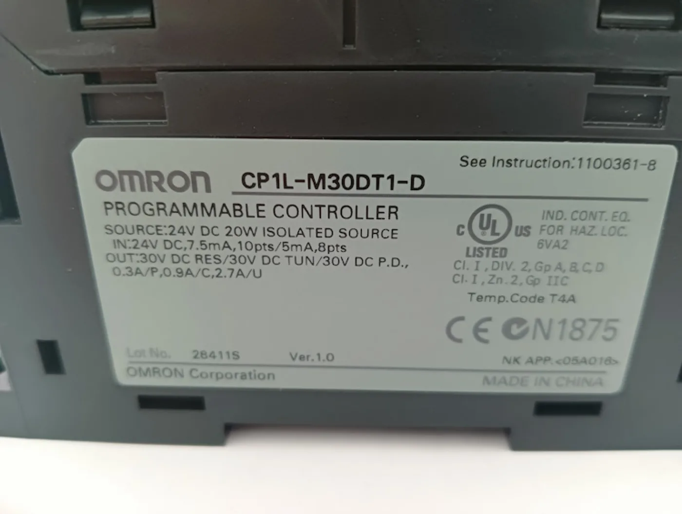 Omron Steuerung CP1L-M30DT1-D - 4