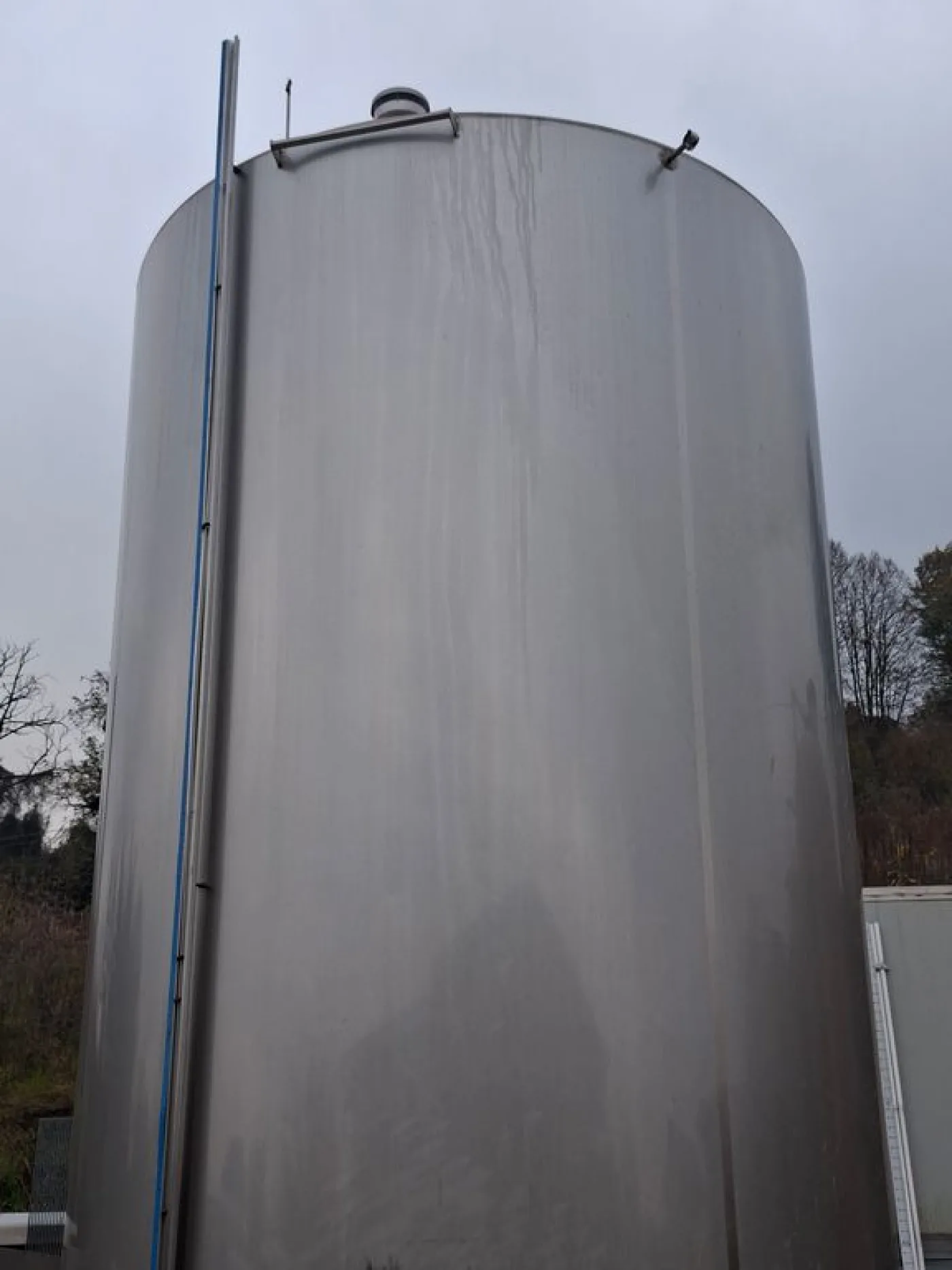 STAINLESS STEEL TANK CAPACITY HL 250 (LITERS 25.000) AZZINI FIRM STORAGE/WINEMAKING MODEL, SECOND-HAND EQUIPMENT - 4