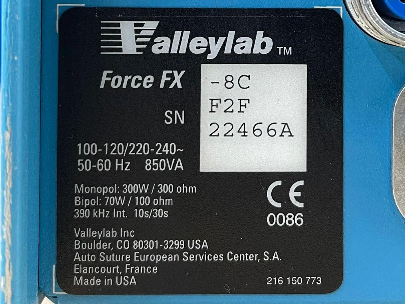 Covidien Valleylab Force FX - 7