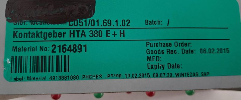 Endress+Hauser HTA 380 Contact Transmitter