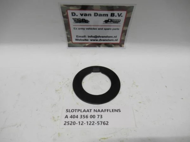 Slotplaat naafflens