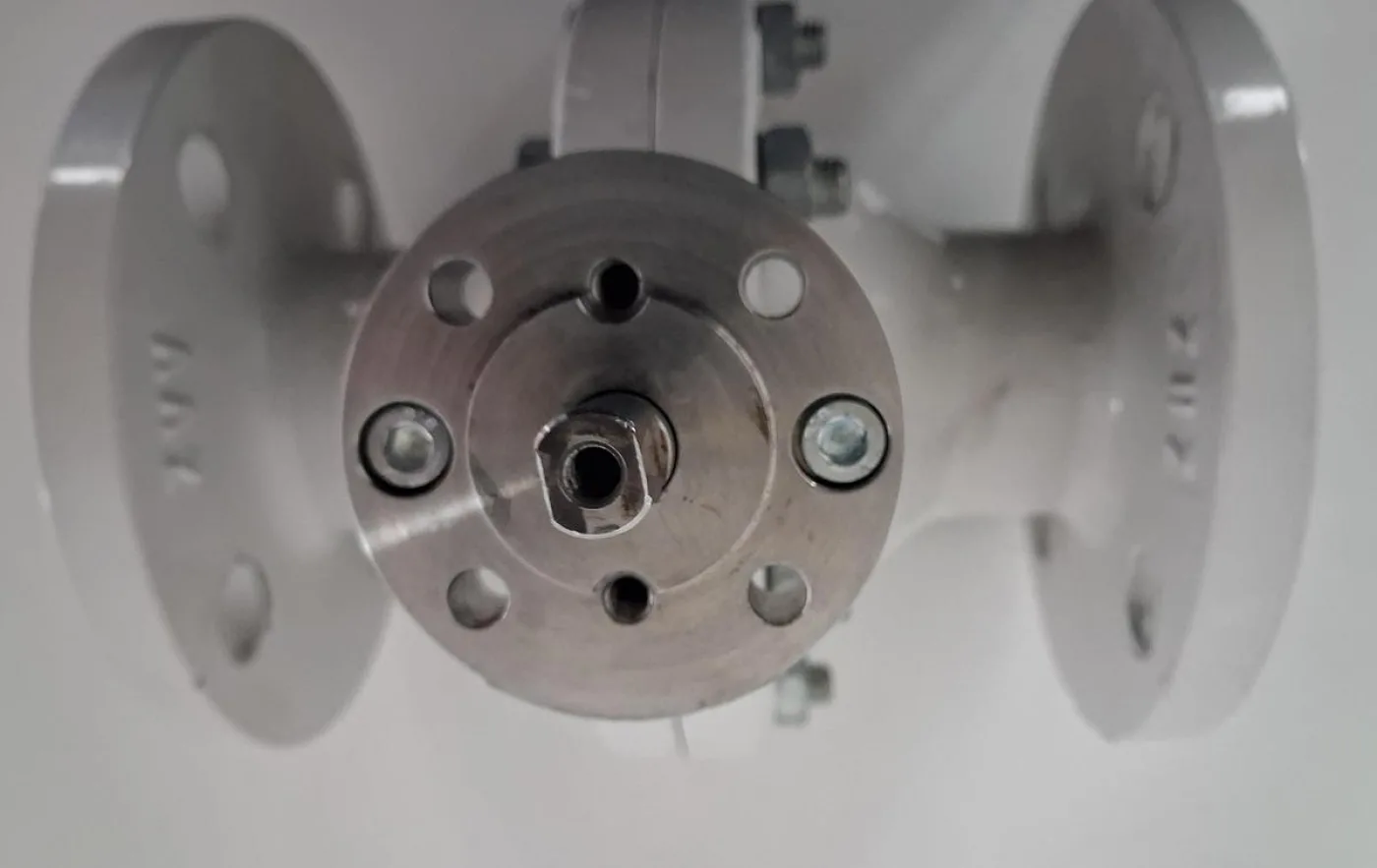 Neotecha Absperrklappe PTFE-ausgekleidet mit Handantrieb DN80 PN16 - 4