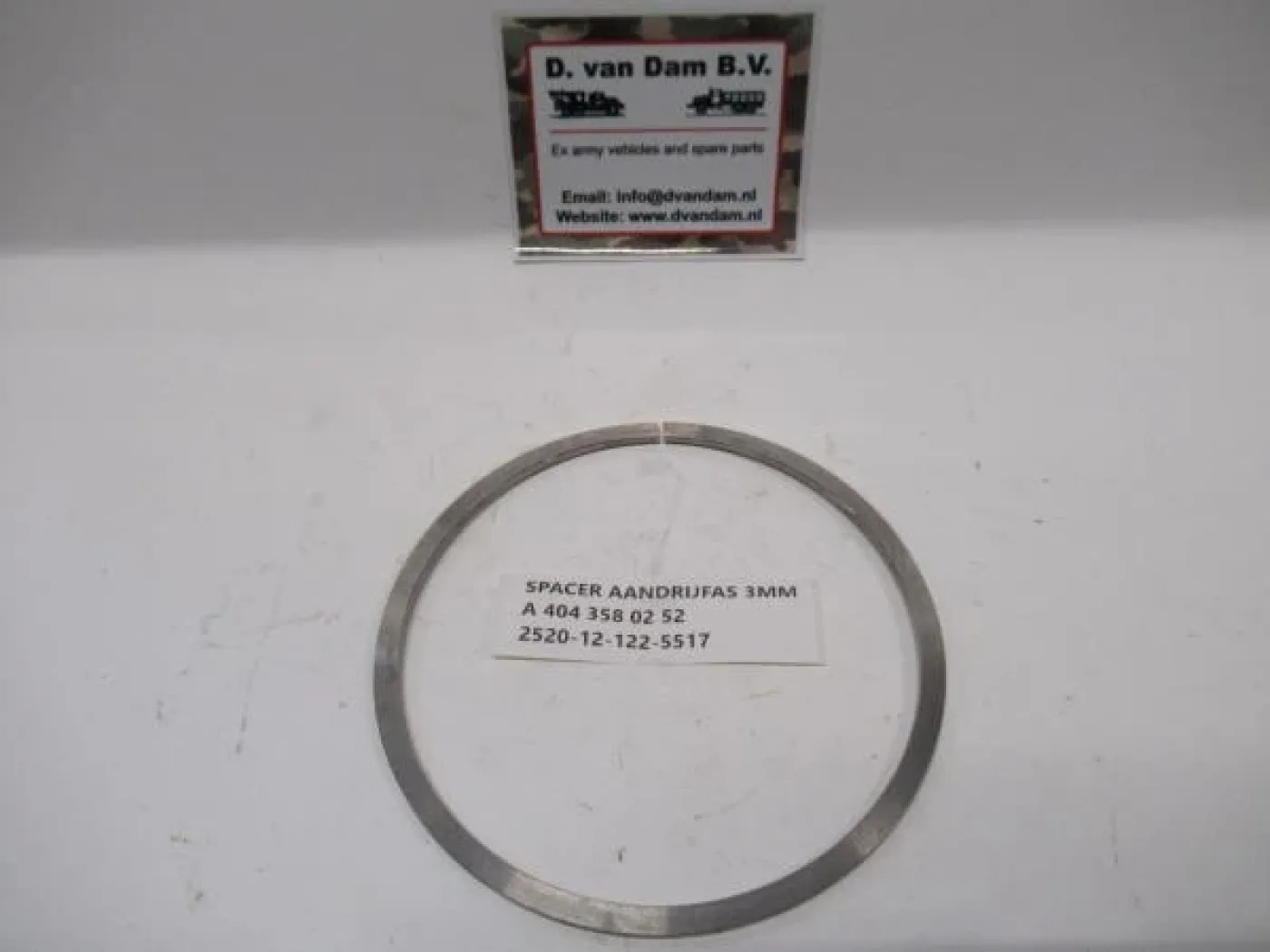 Spacer aandrijfas 3MM - 1
