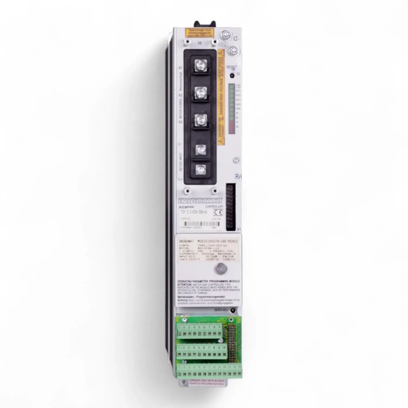 INDRAMAT TDM 3.2-030-300-W1 Controller mit Programmiermodul MOD13/1X0074-088 - 1