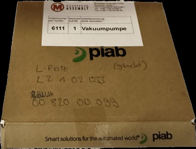 Piab P3010.00.AE.12.AA.00