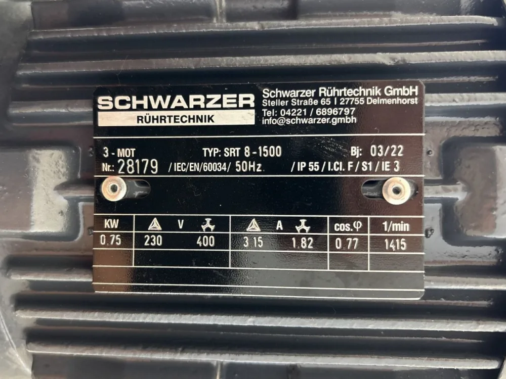 INOX Behälter GmbH 510 l - Stirring vessel