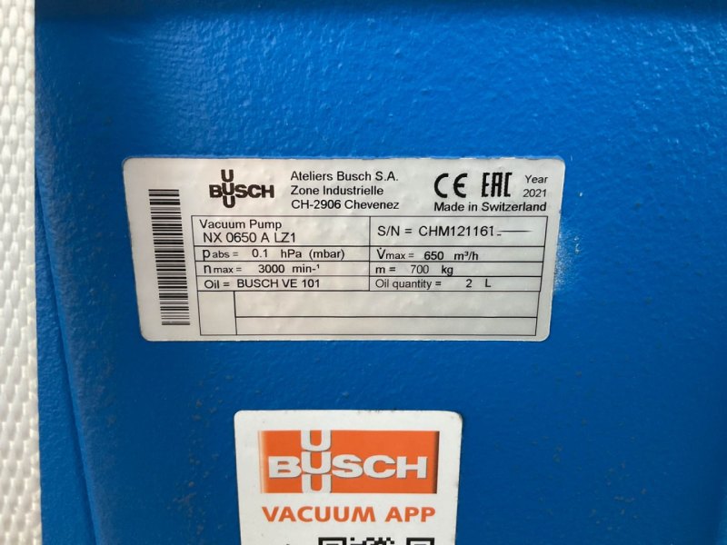 Busch Cobra NX0650 A LZ1 "Unused" dry running - Vacuum pump