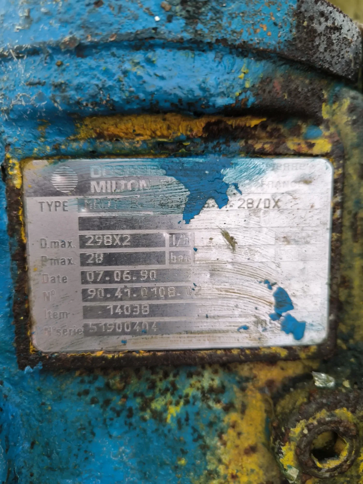 DOSING PUMP DOSAPRO MILTON ROY B.140 - 5