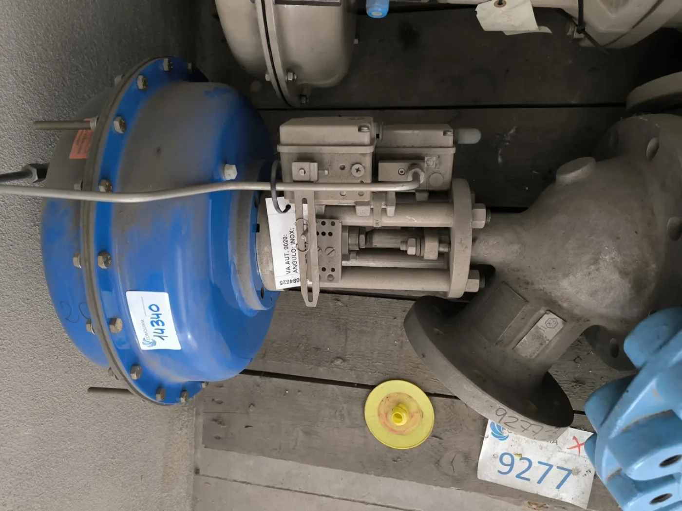 PROPORTIONAL CONTROL VALVE GUICHON STAINLESS STEEL 316Ti DN150 x 100 PN16 ATEX - 2
