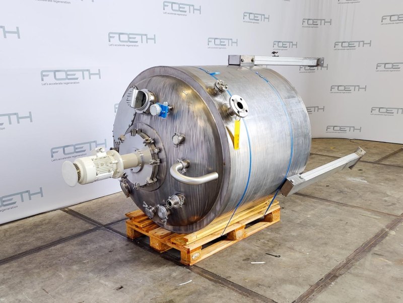 Bunting Titanium ±1200 Ltr - Stainless Steel Reactor