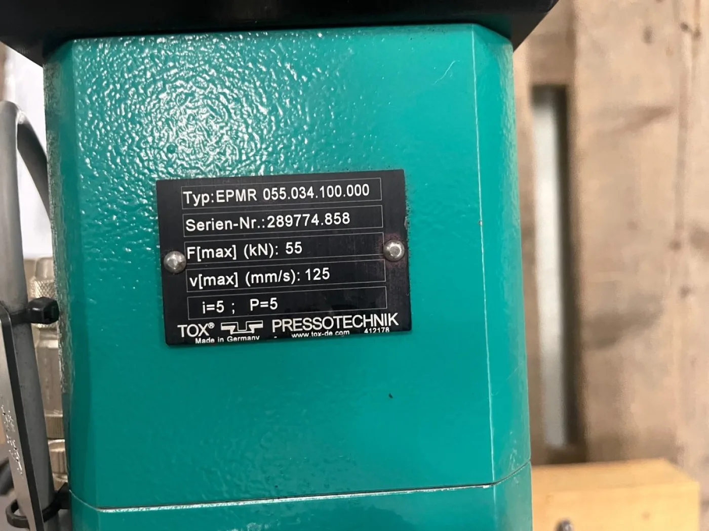 Tox Pressotechnik Clinchzange mit Servoantrieb EEB 002.010.A.002 - 7