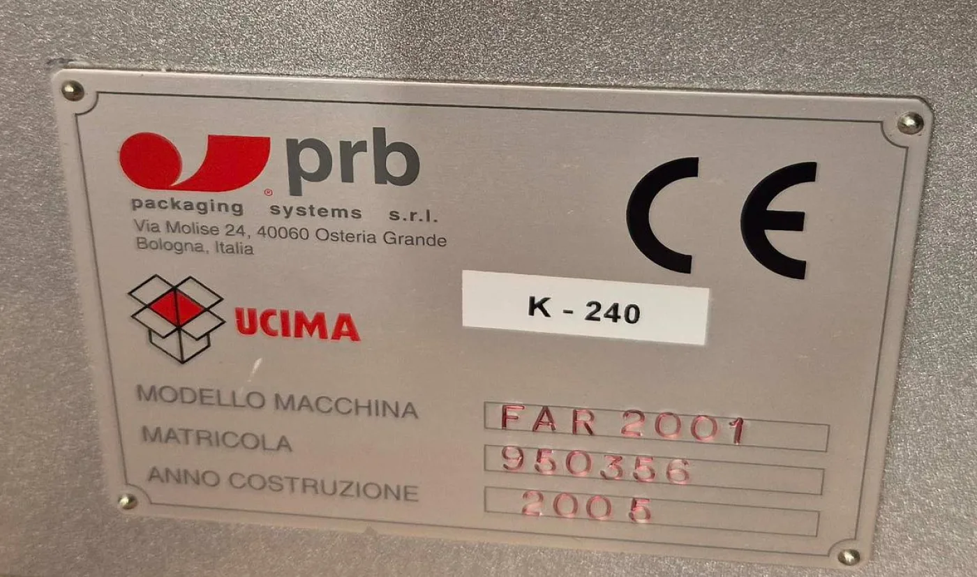 PRB Packaging Systems s.r.l. Verpackungsmaschine FAR 2001 - 7