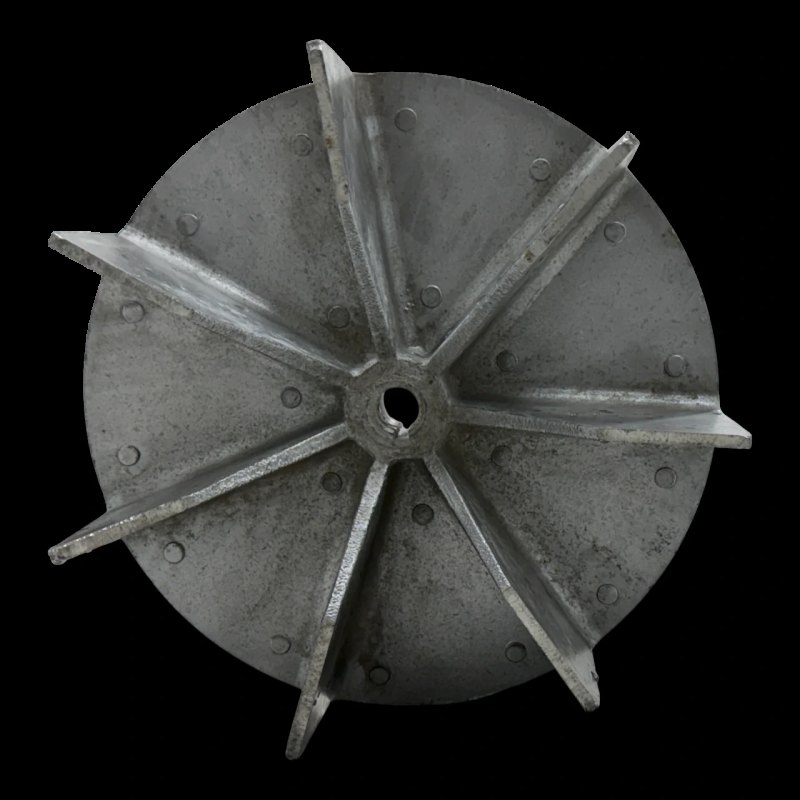 Flügelrad Aluminium Ø 300 mm Absaugventilator Absaugung Lüfterrad Transportventilator Art. Nr. 300100 (aluminum impeller)