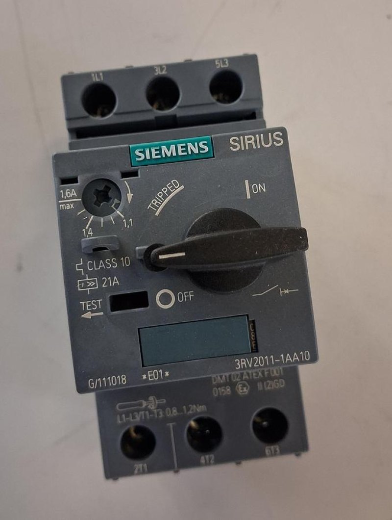 Siemens SIRIUS Motorschutzschalter 3RV2011-1AA10