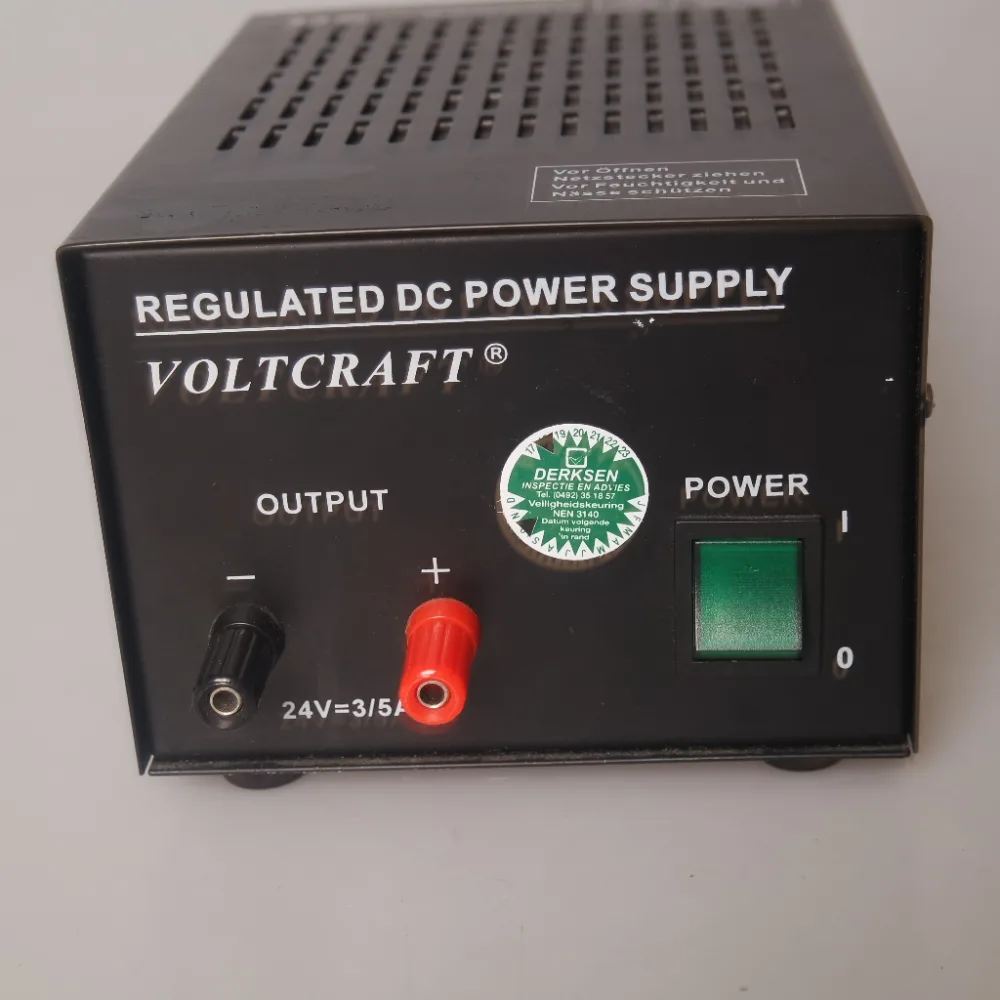 1223- Used Voltcraft regulated dc power supply