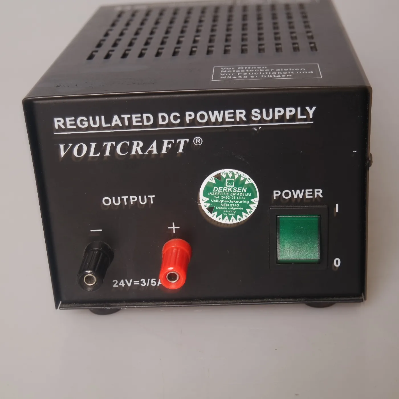 1223- Used Voltcraft regulated dc power supply - 1