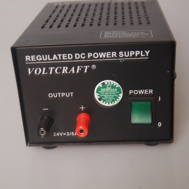 1223- Used Voltcraft regulated dc power supply