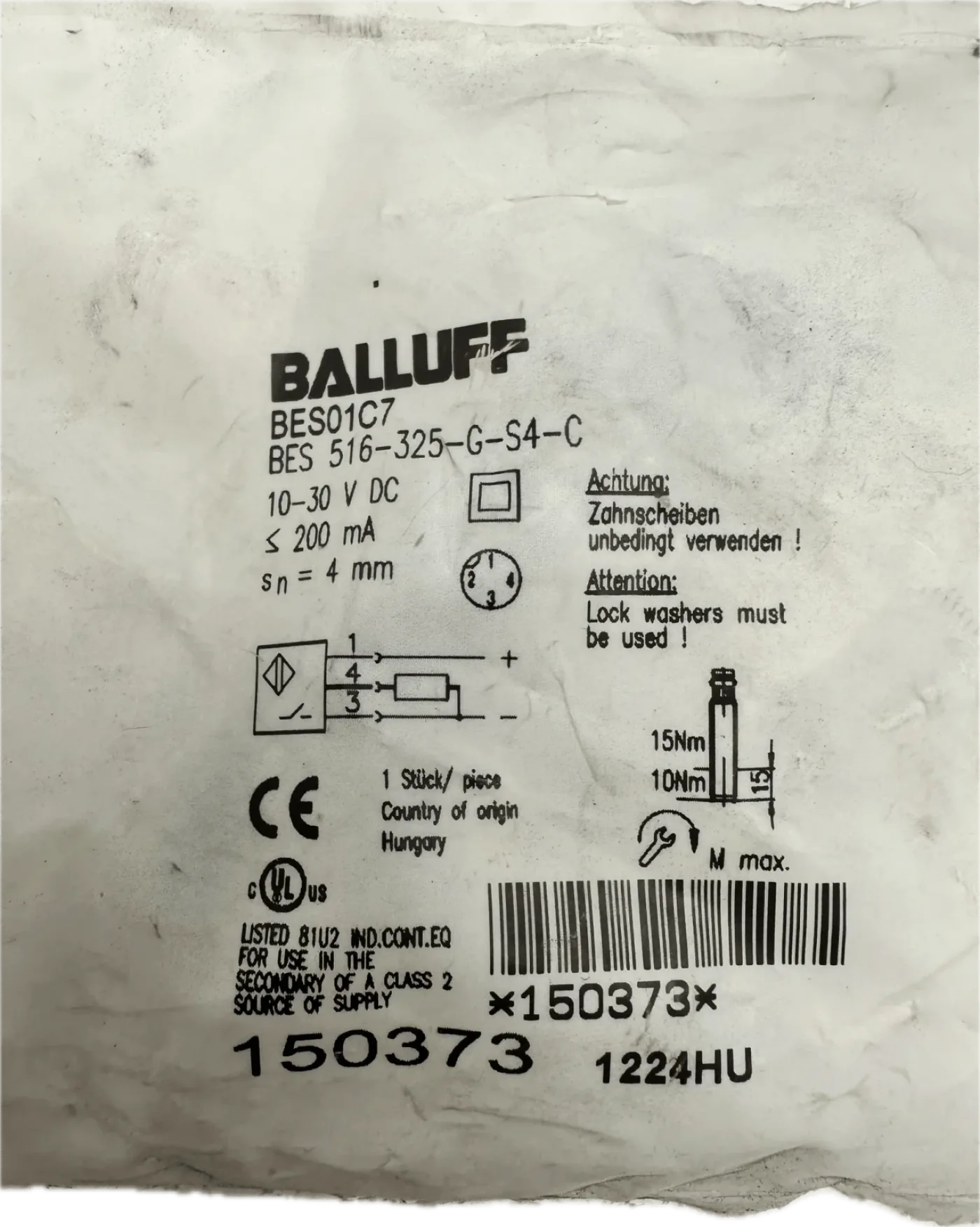 Balluff BES01C7 Induktive Standardsensoren - 1