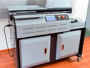 JDSC300 - MÁQUINA DE ENCUADERNACIÓN CON PEGAMENTO (2 RODILLOS + ROLLO LATERAL)
