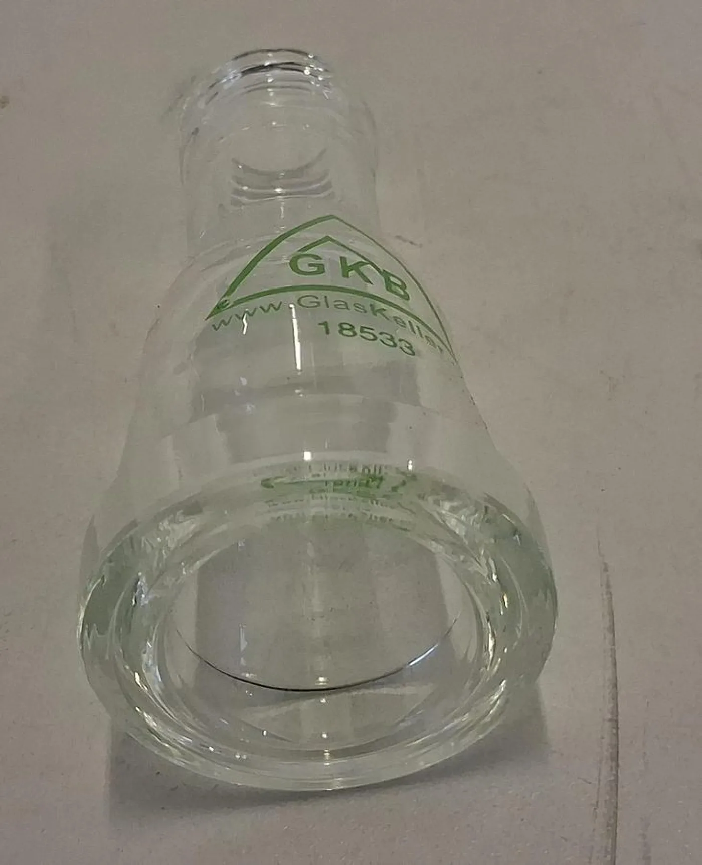 Glas Keller Reduzierstück / Glasadapter, Modell 18533 - 3