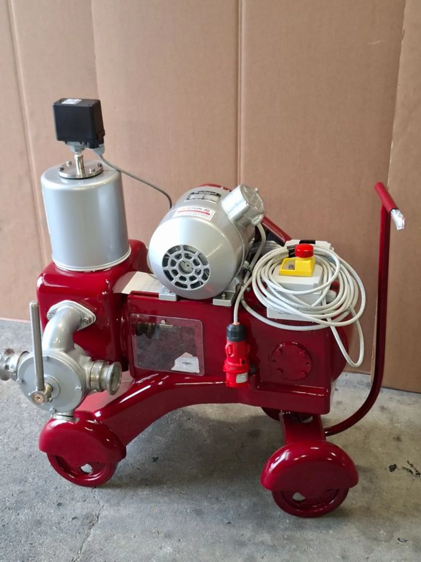 MANZINI PISTON PUMP MOD.120HL, BRONZE PUMP BODY SINGLE CYLINDER, SECOND HAND MACHINE - 1
