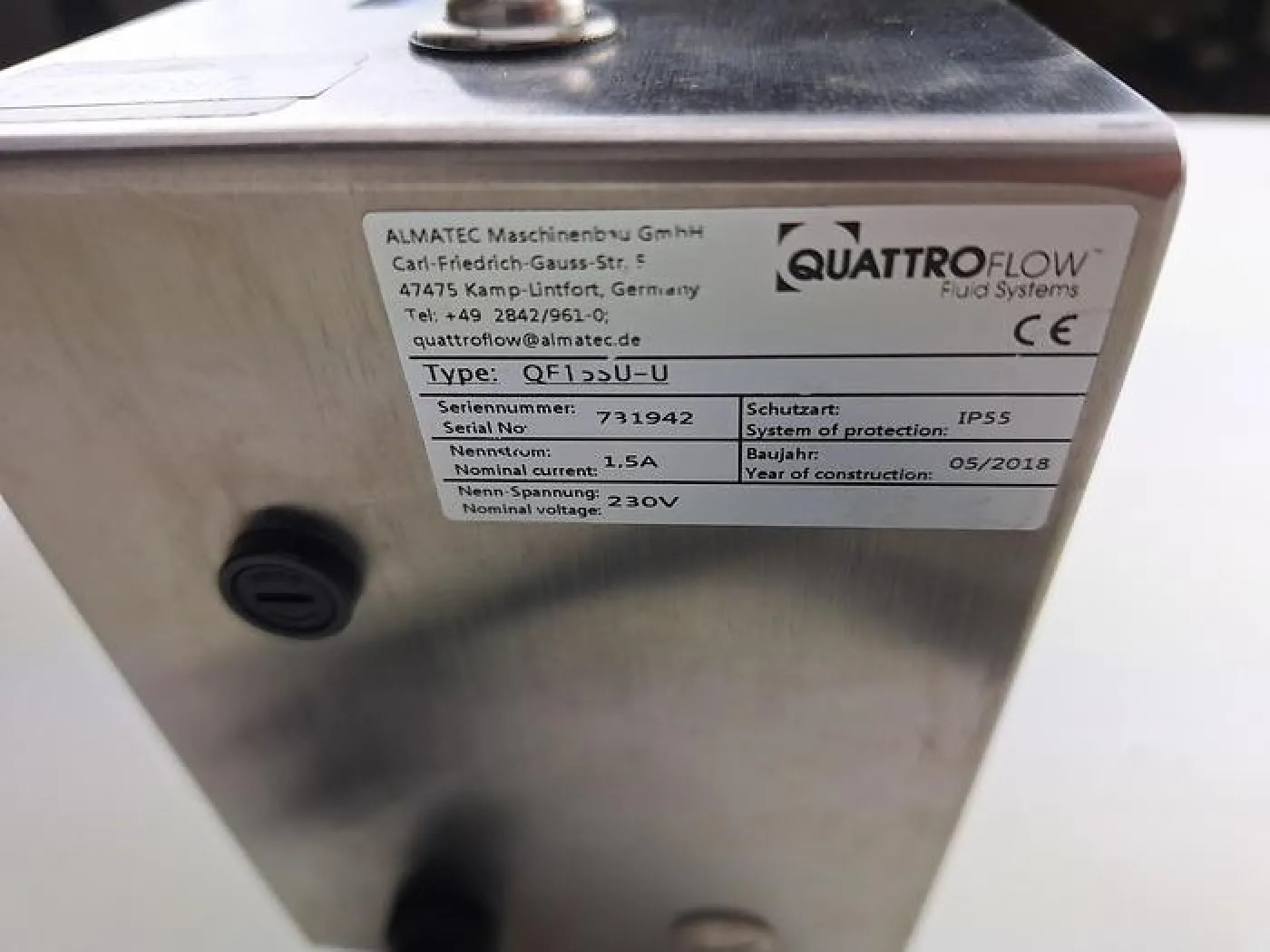 QuattroFLow QF15SU-U Single-use Diaphragm Pump - 2