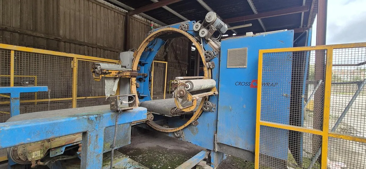 PAAL DONKON 500 Fully Automatic Baler & Cross Wrap Wrapping System - 6