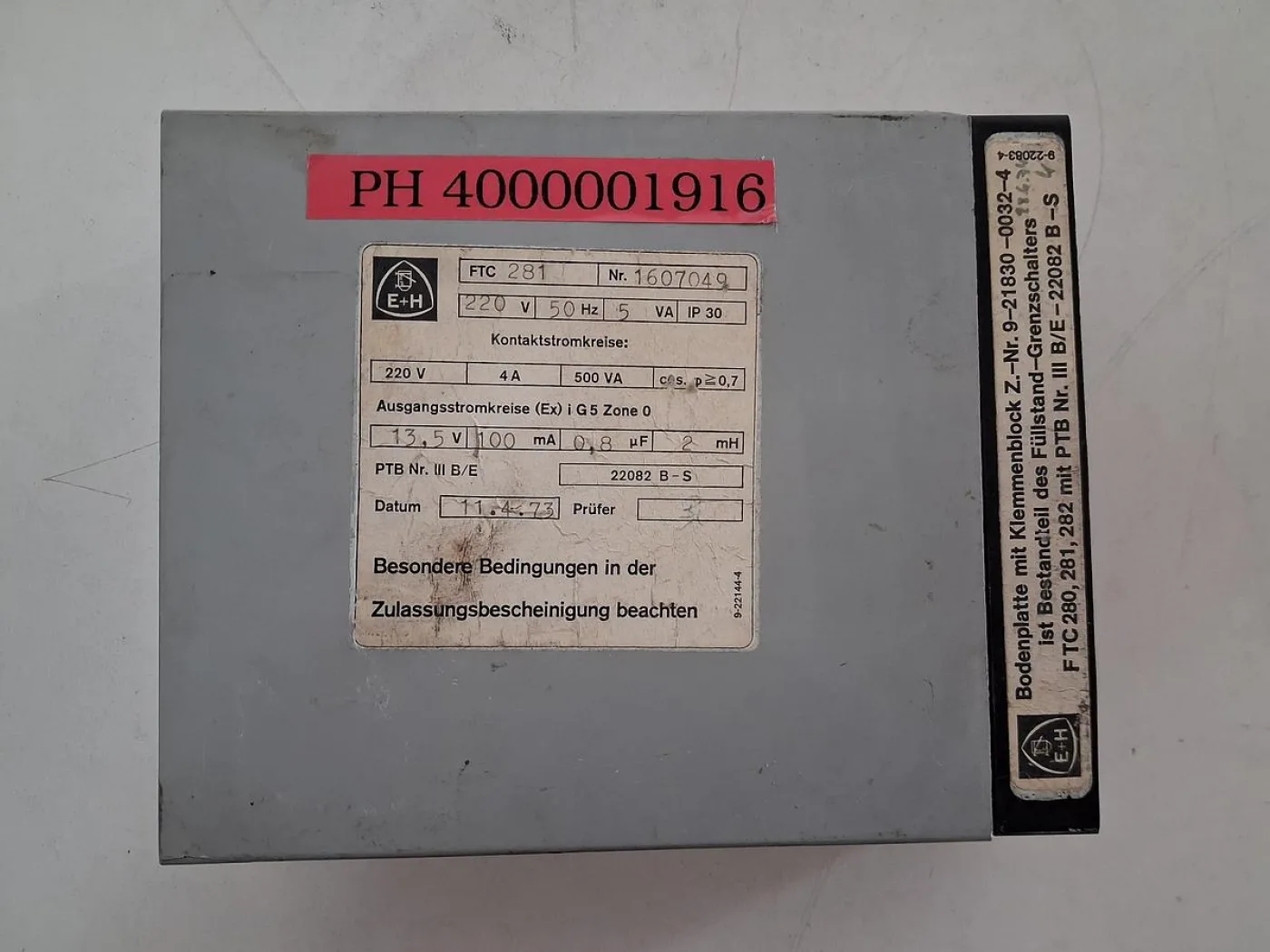 Endress+Hauser FTC 281 Level Switch Amplifier - 5