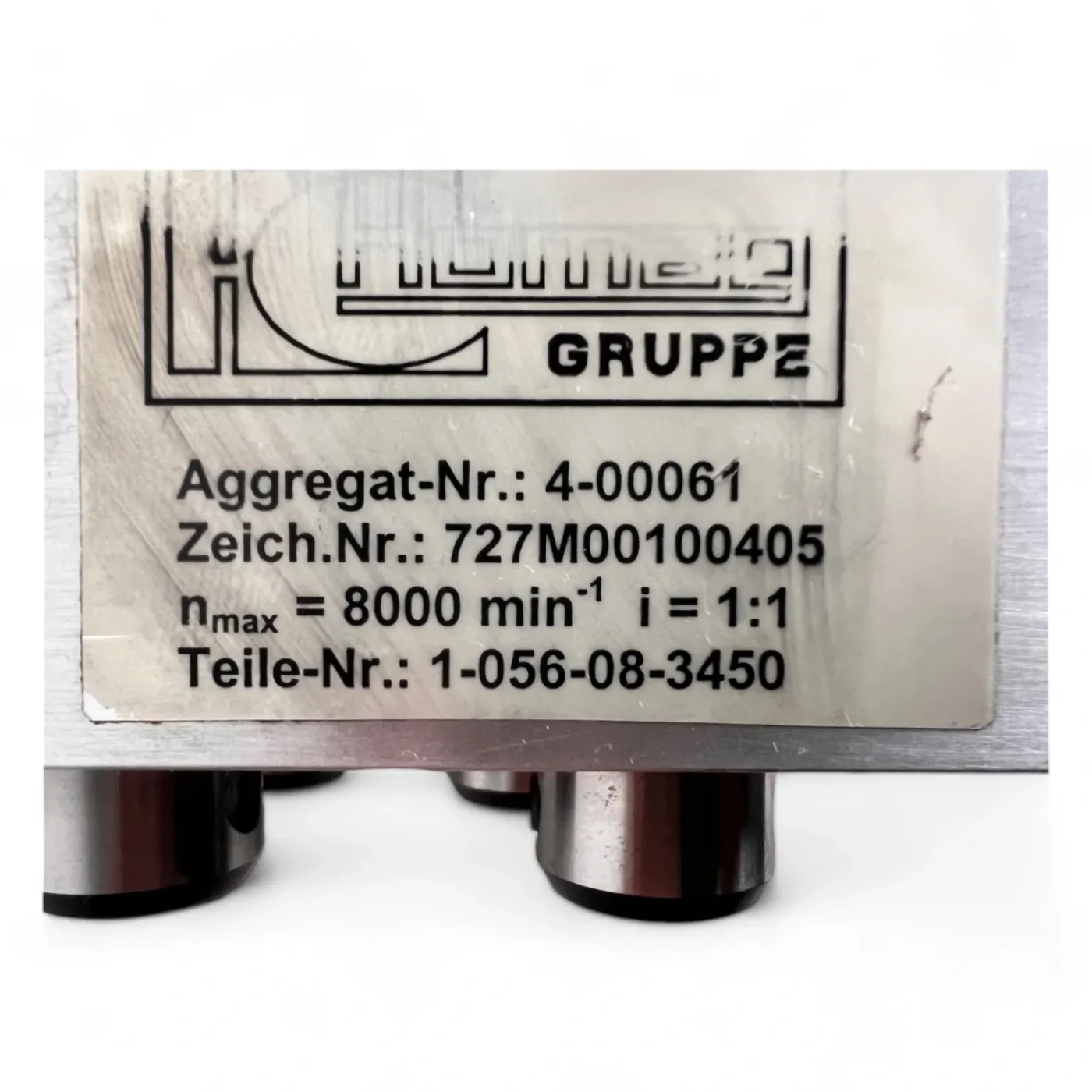 HOMAG/WEEKE/BENZ Adapteraggregat Wechselaggregat Bohrer Art..Nr. 1-056-08-3450 - 6