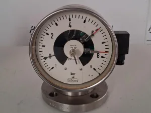 LABOM NG160 Pressure Gauge 0–9 bar DN160 with Inductive Contact
