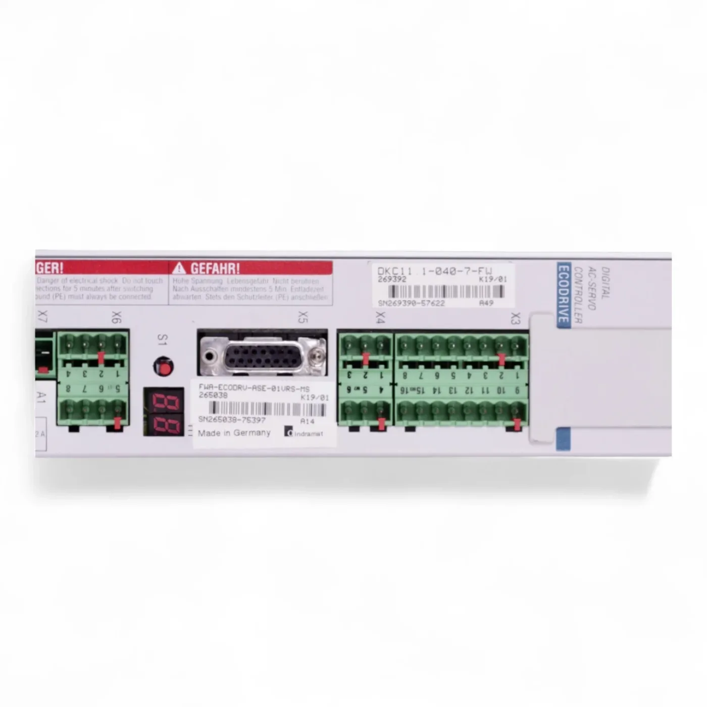 Indramat Rexroth FWA-ECODRV-ASE-01VRS-MS 26038 DKC11 1-040-7FW - 3
