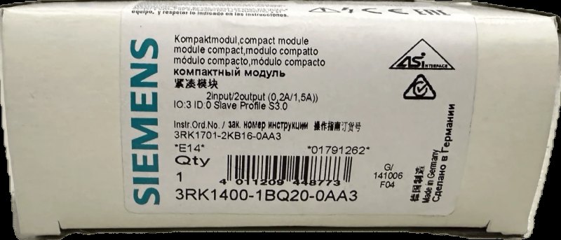 Siemens AS-i Kompaktmodul K45 3RK1400-1BQ20-0AA3