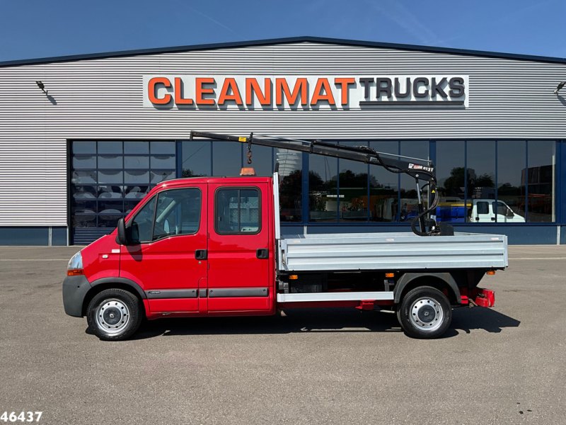 Renault Master T35 2.5 dCi DC Hiab 1,3 Tonmeter laadkraan