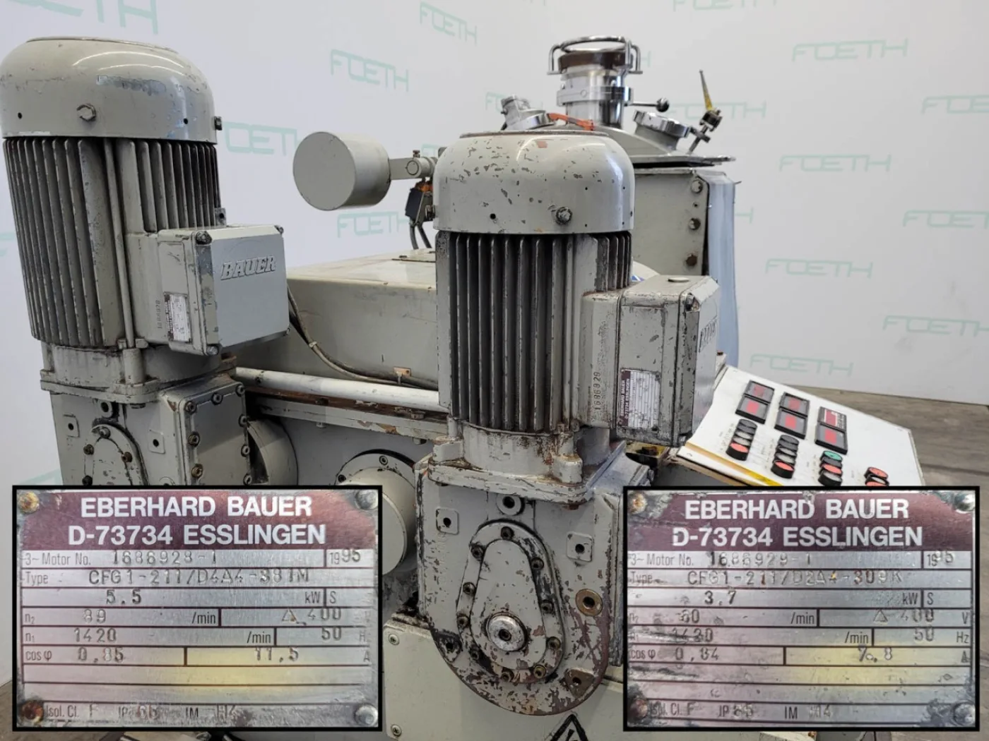 Hermann Linden K-III-60 A "mixtruder" - Z-blade mixer - 5