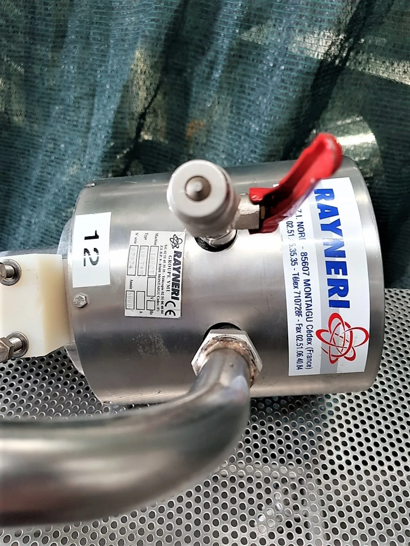 TURBOEMULSORE AGITATORE PNEUMATICO – RAYNERI MOD. AIRT95 - 3