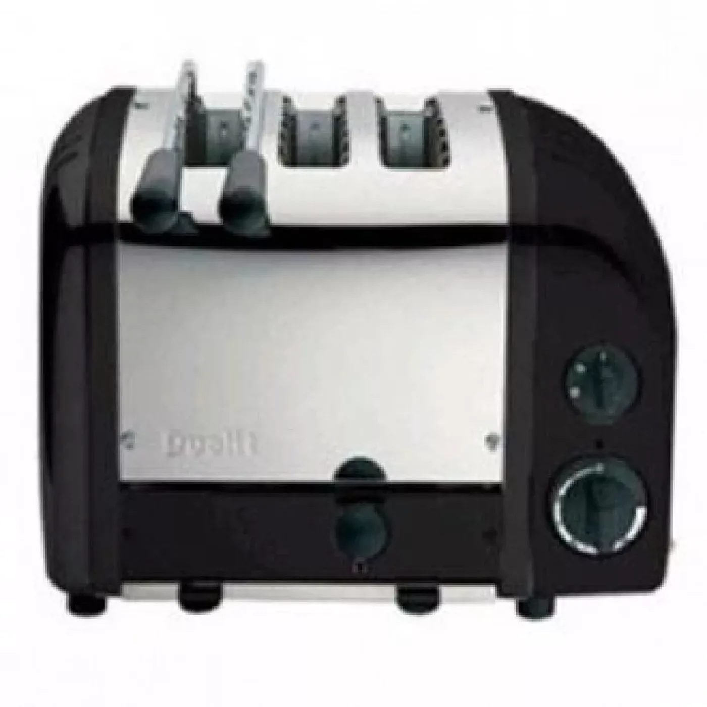 Dualit 2 + 1 Combi Vario 3 Slice Toaster Black 31205 - islandcatering - 1