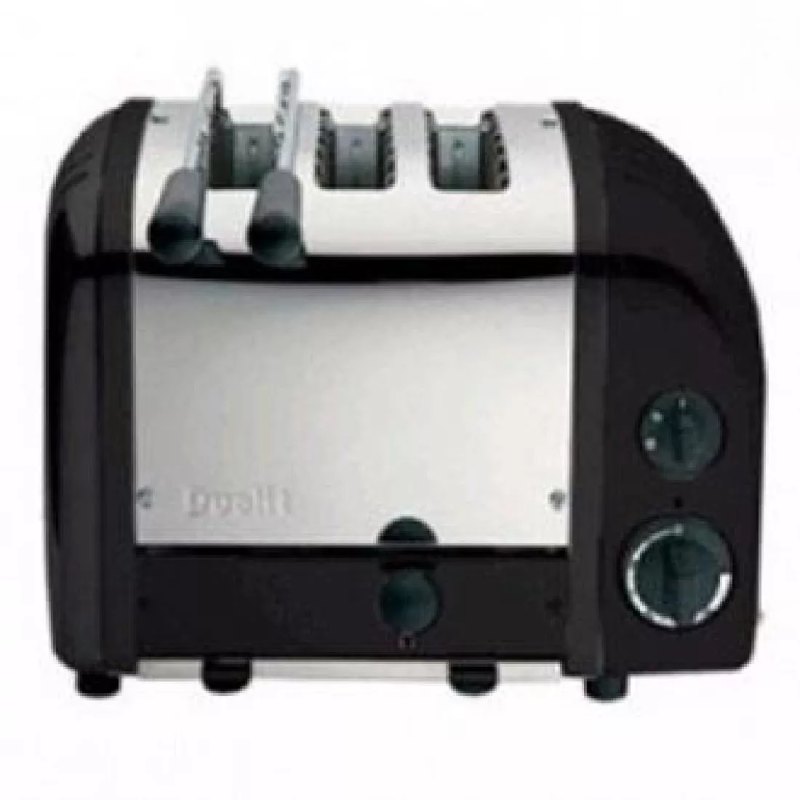 Dualit 2 + 1 Combi Vario 3 Slice Toaster Black 31205 - islandcatering