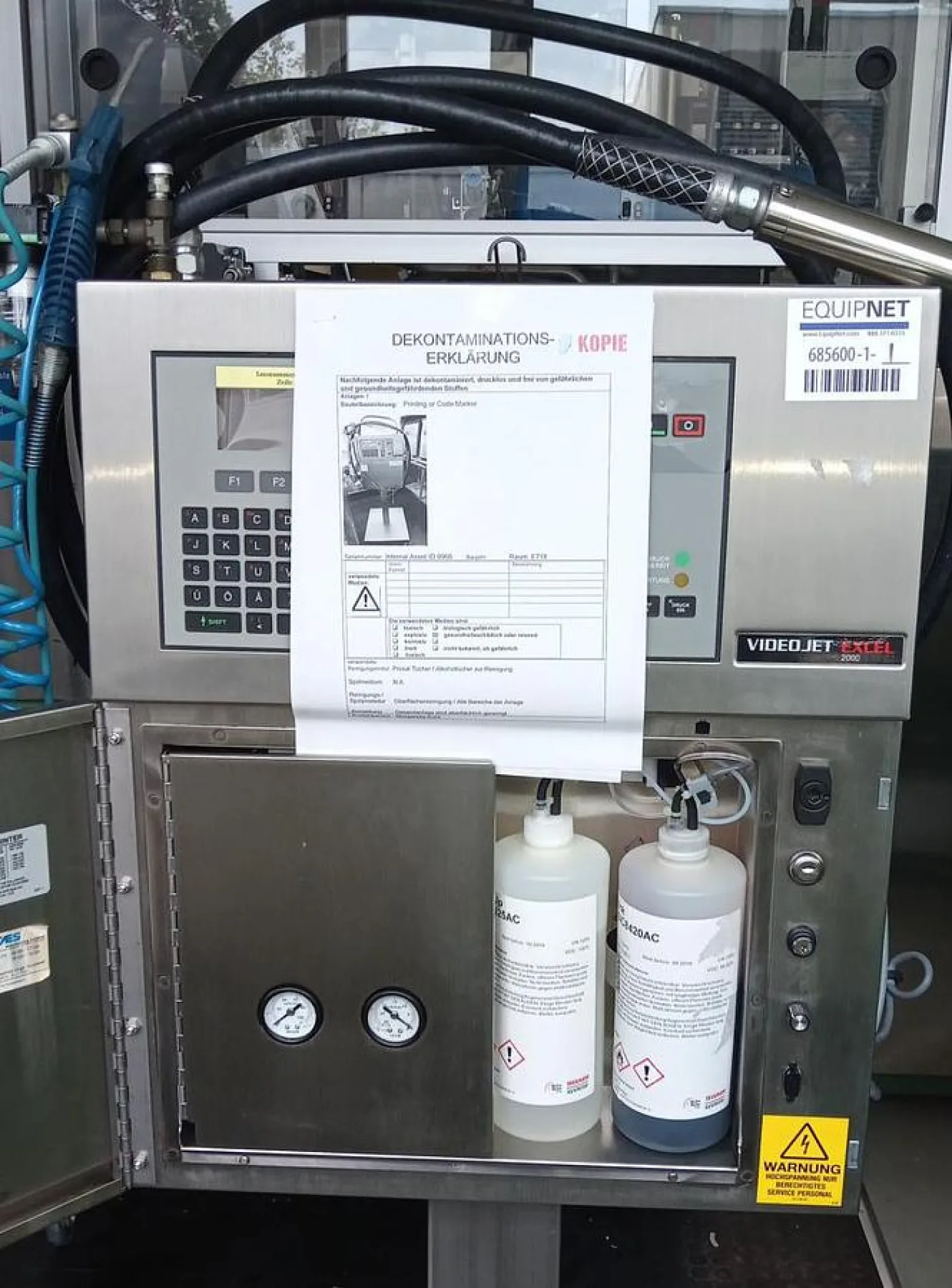 VideoJet Excel Serie 1000 Tinten-Jet-Coder-Drucker mit Fahrgestell - 2