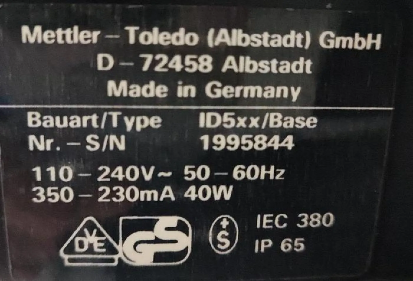 Mettler Toledo Bodenwaage ID5xx/Base Eex 0,5-150 Kg - 3