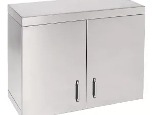 Parry Stainless Steel Hinged Wall Cupboard 750mm - islandcatering
