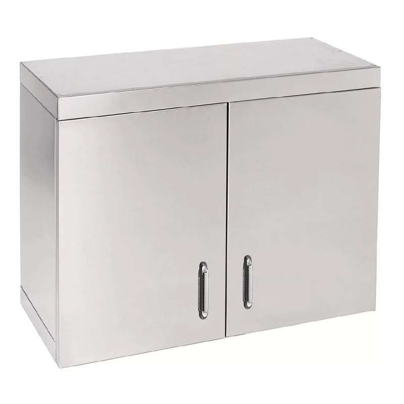 Parry Stainless Steel Hinged Wall Cupboard 750mm - islandcatering
