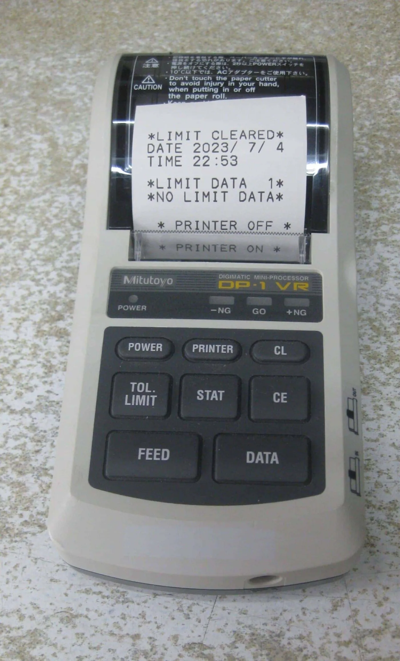 Mitutoyo OP-1 VR Digmatic Mini-Processor Balans Printer - 1