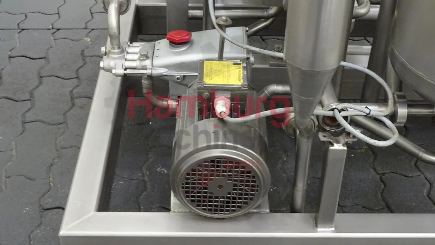 UHT Pilot plant with aseptic homogeniser and filling chamber - APV UHT pilot + Gaulin 396 MCP 4-2,5TBS - 8