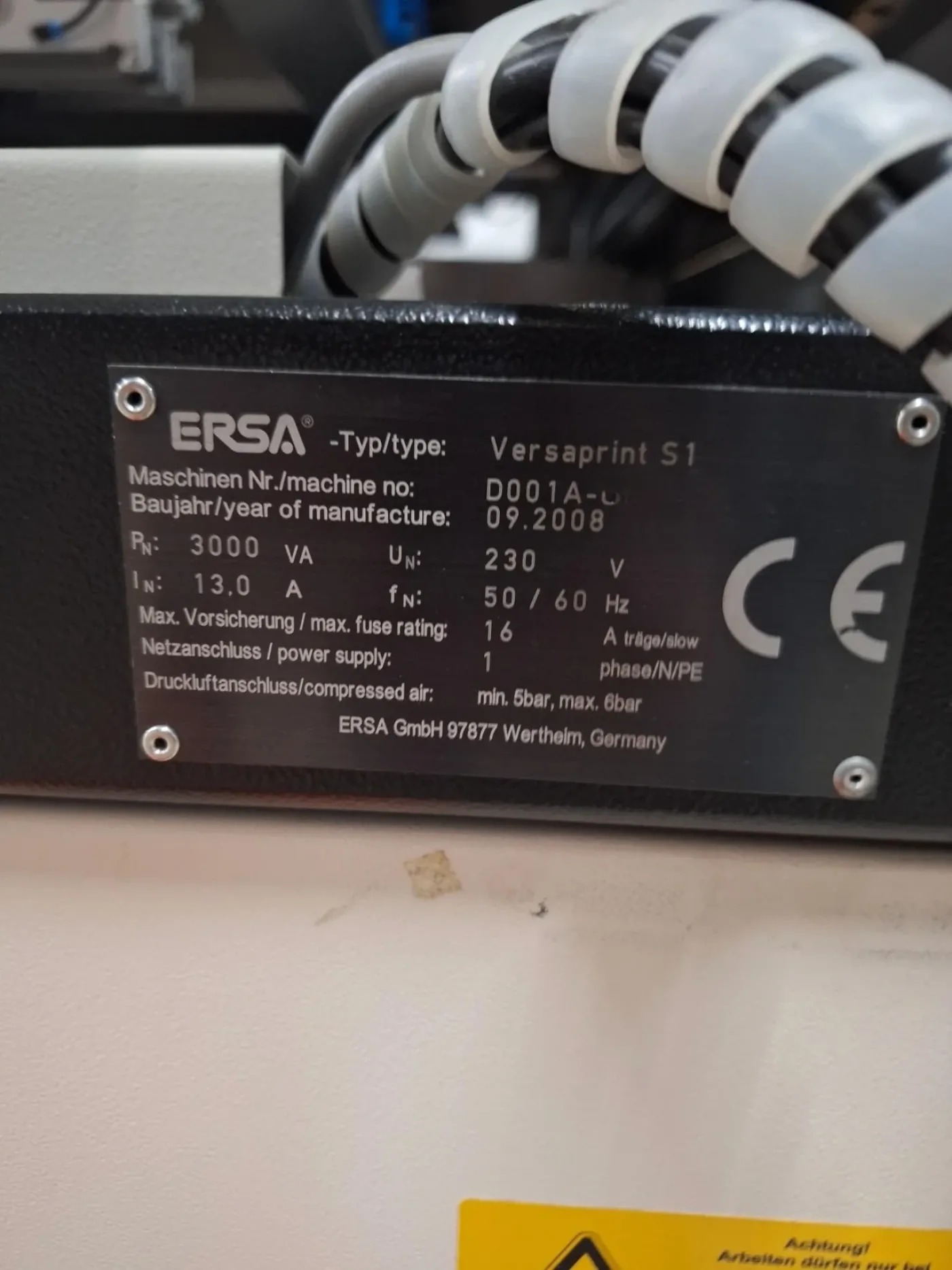 ERSA Versaprint S1, vintage 2008, screen printer - 4