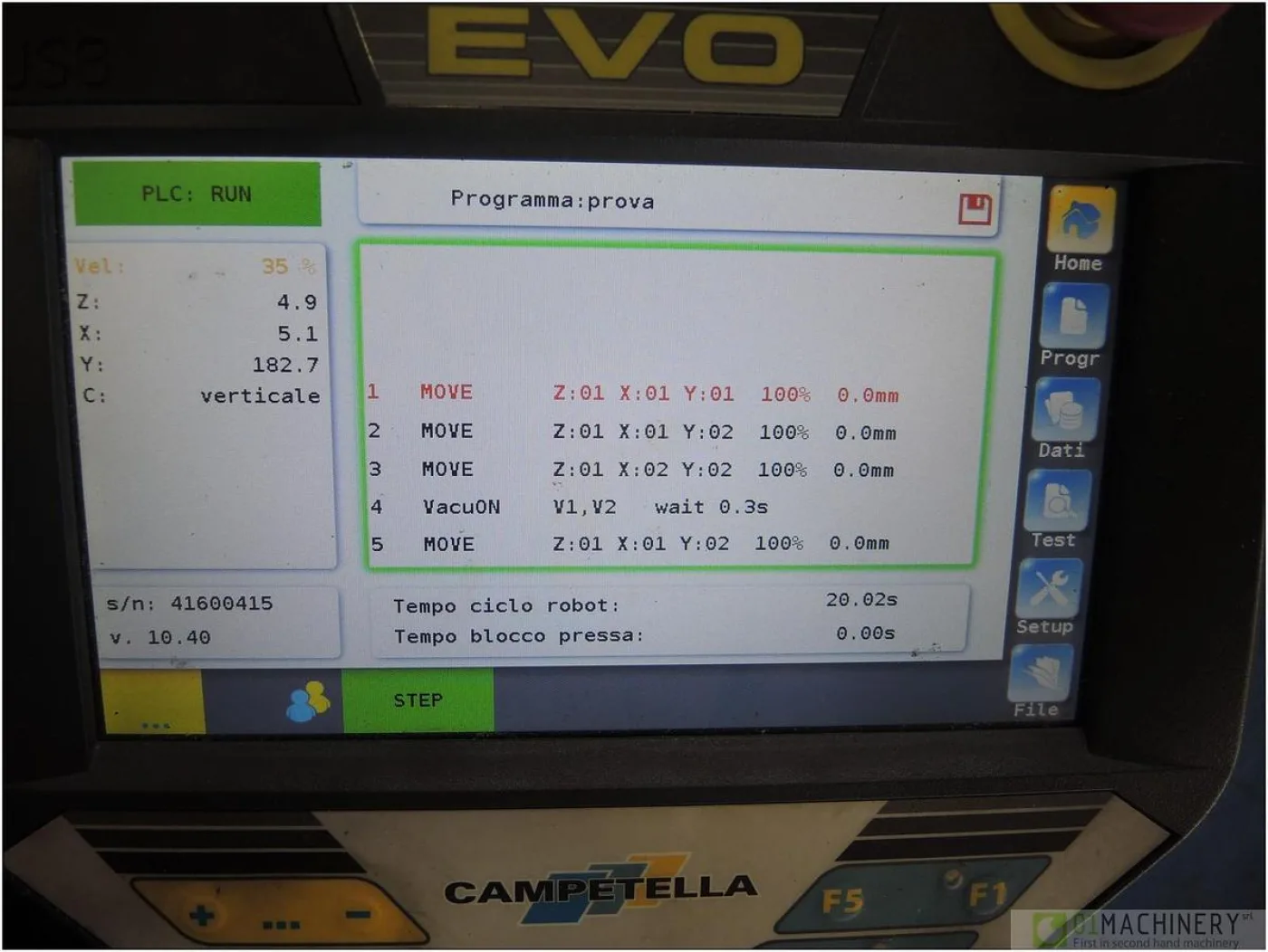 2015 CAMPETELLA X-EVO MC2 - 31S AI1205 - 2