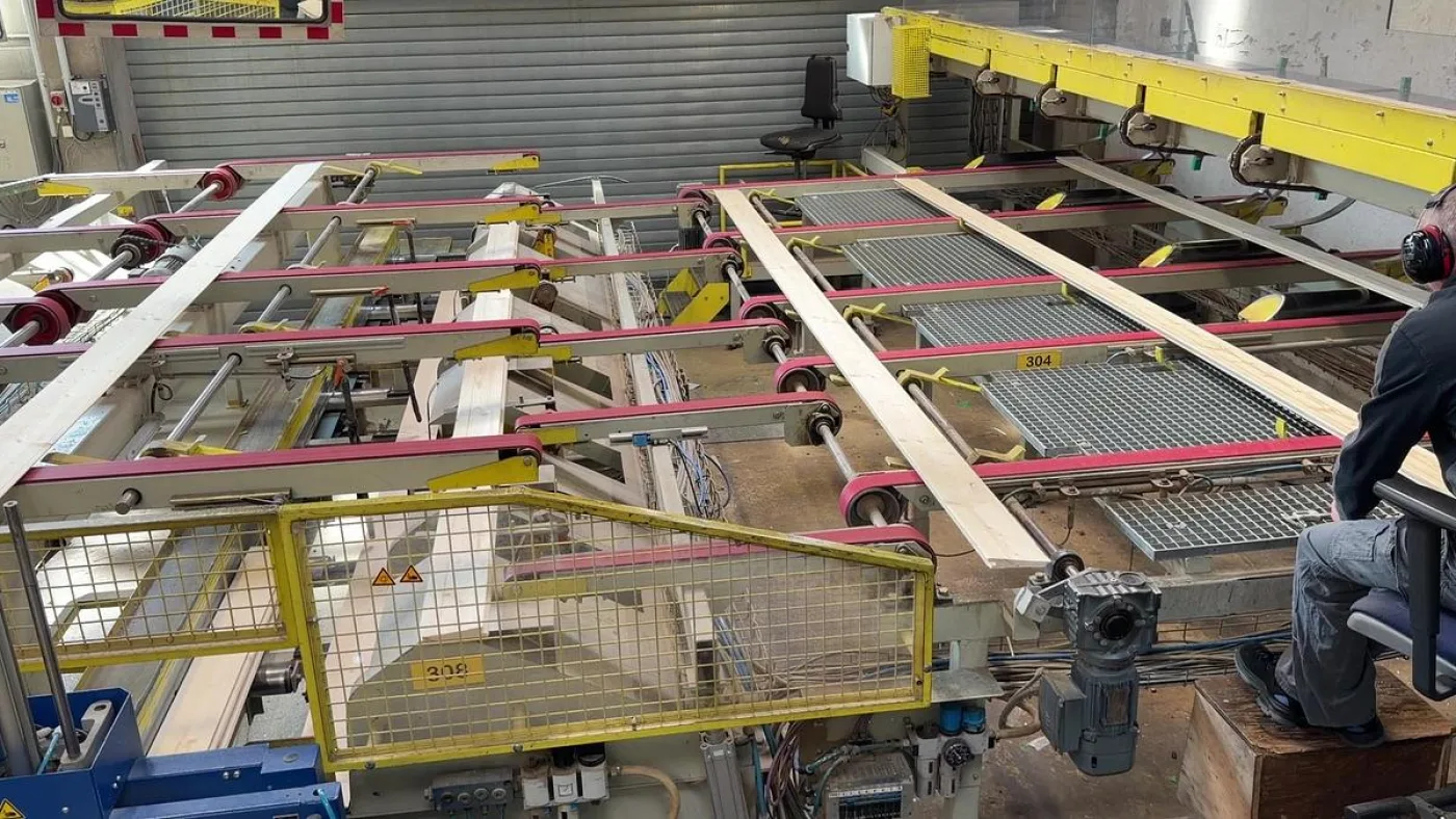 Waco - Jonab - Kallfass high speed cutting-planing-bundling line - 7