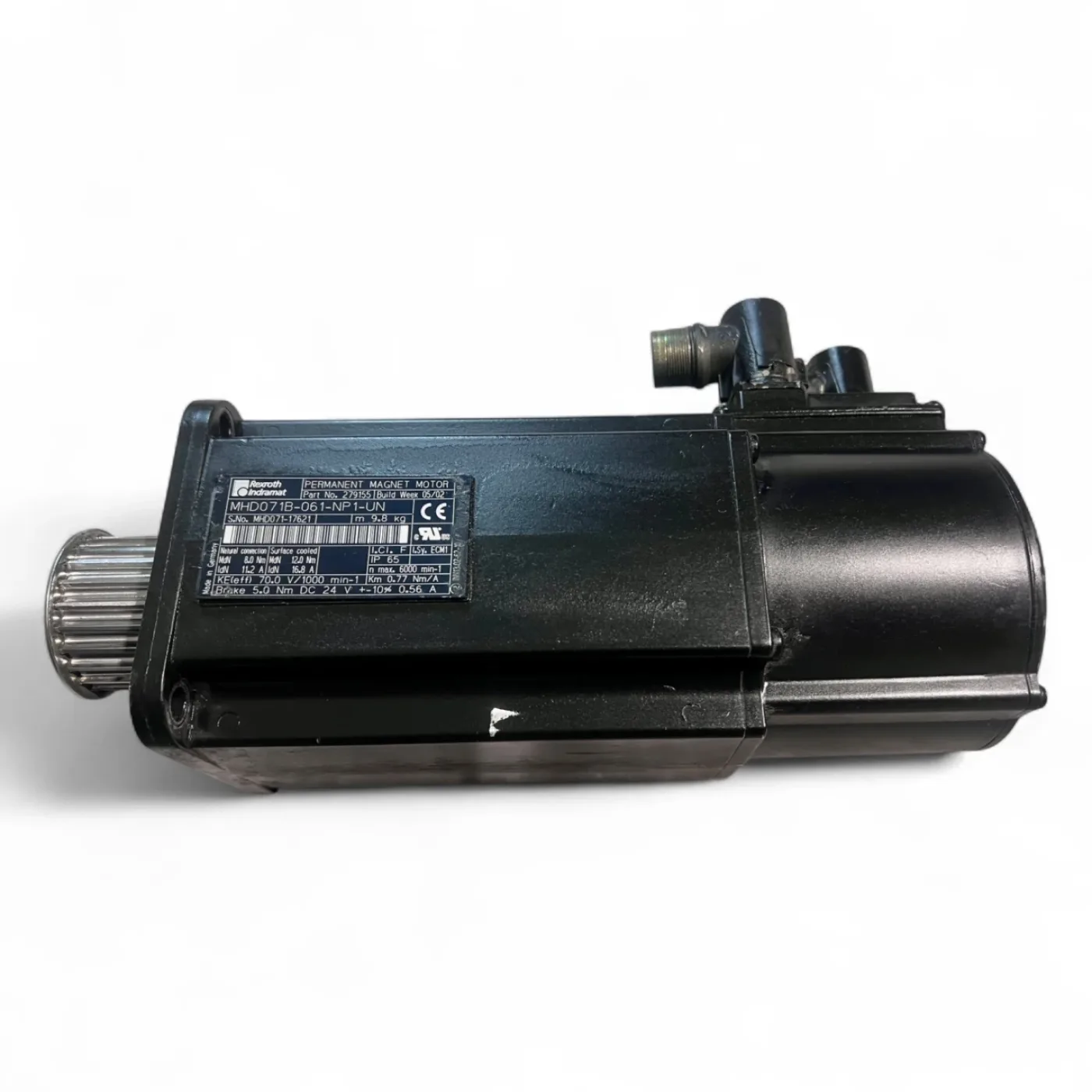 Rexroth Indramat Servomotor MHD071B-061-NP1-UN Homag Nr2-214-95-1272 Antriebsmotor Z-Achse – Permanent-Magnet-Motor - 8
