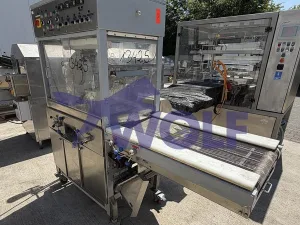 Überziehmaschine "NIELSEN" - ca. 420 mm Arbeitsbreite
