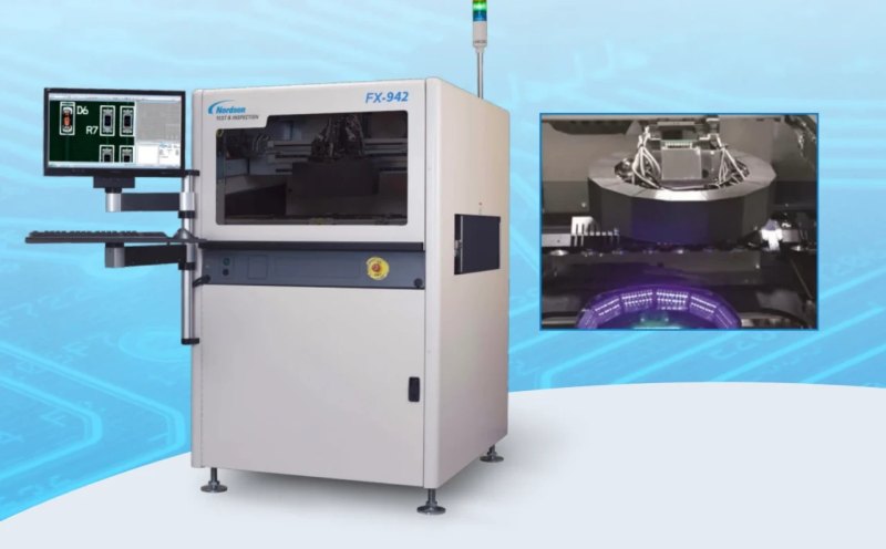 NORDSON FX-942, AOI for conformal coating, vintage 2021